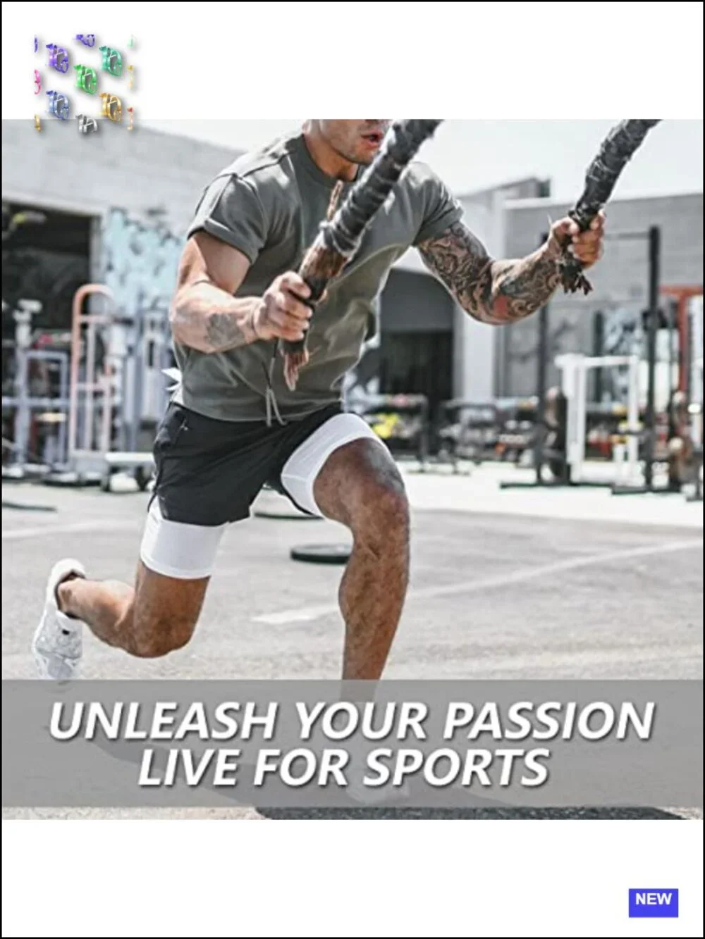 Men's 2 in 1 Workout Running Shorts 7 Inch Lightweight Athletic Gym Shorts with